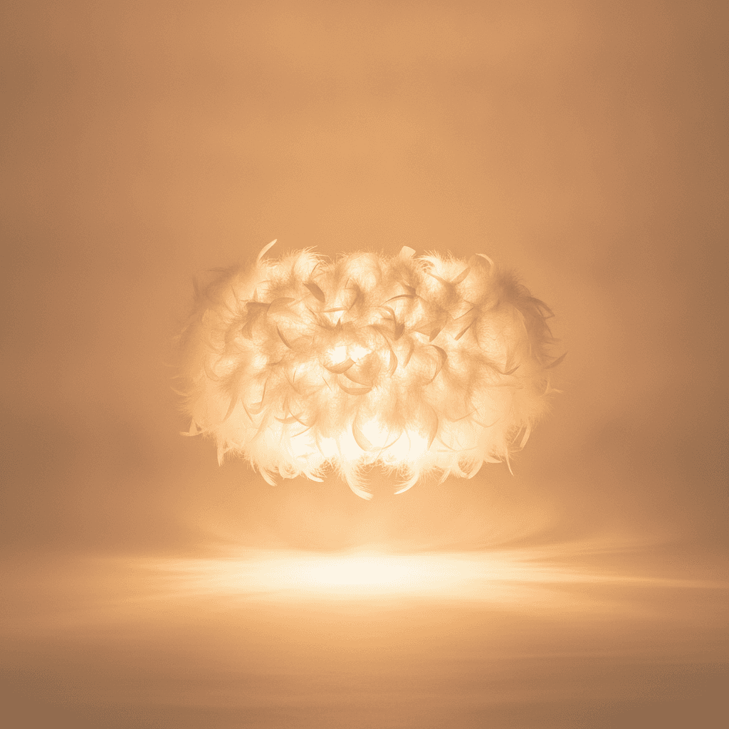 Plafonnier Plumes Nuage — Blanc Cocon - Image 1