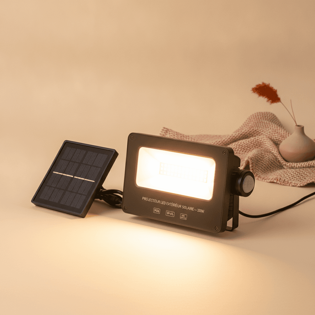 Projecteur LED Extérieur Solaire — 200W - Image 1